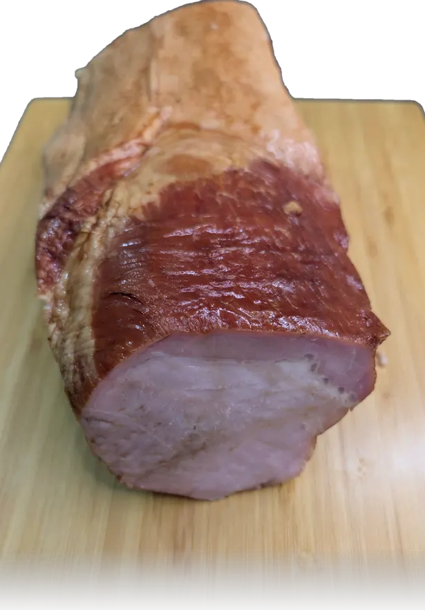 Bacon lombo Sabori, peça inteira sobre tábua